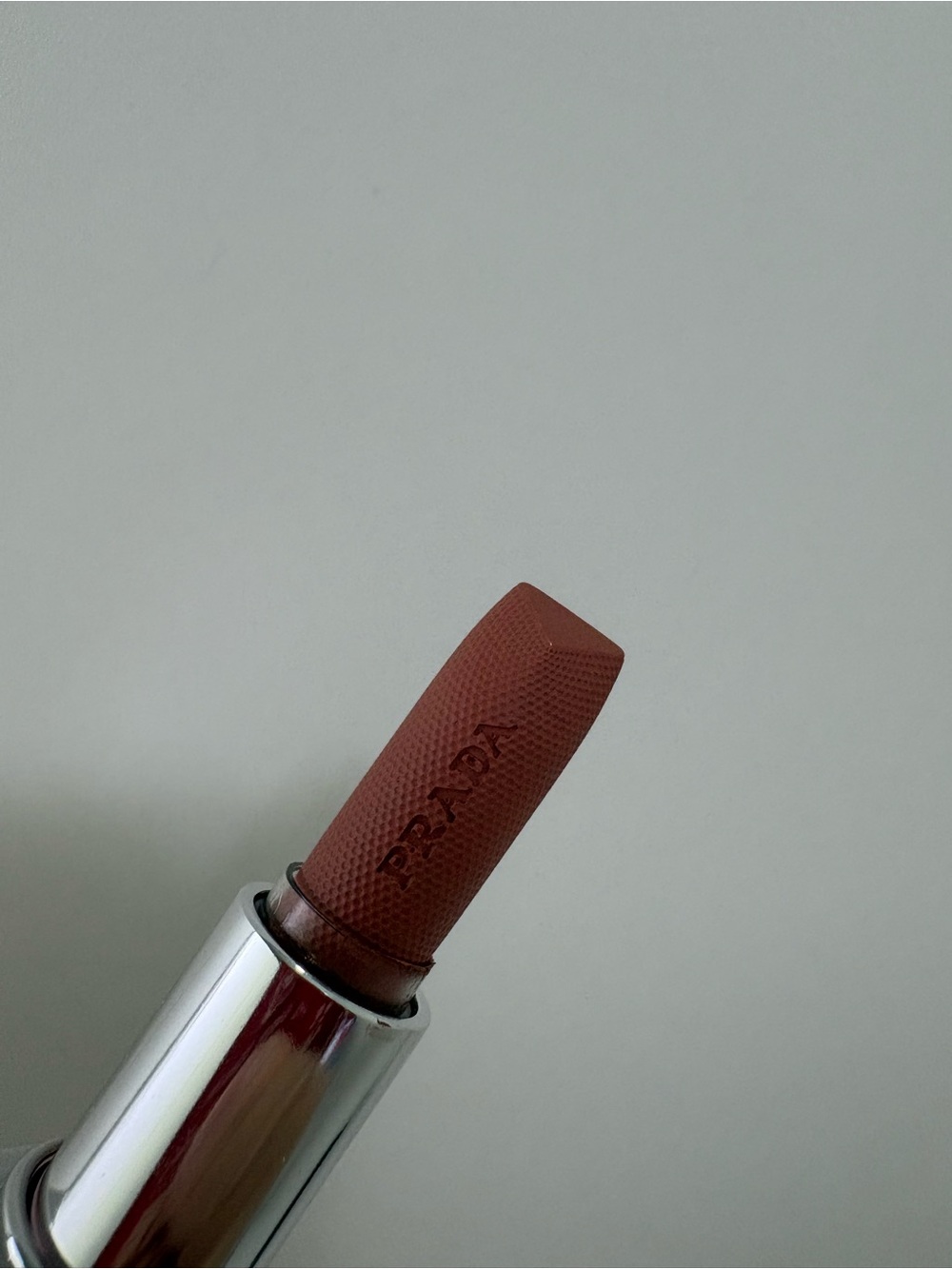 Prada Monochrome Soft Matte Lipstick - Warm Terracotta - Picture 3 of 8